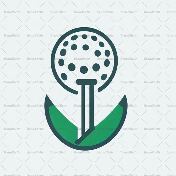 Golftee und Ball